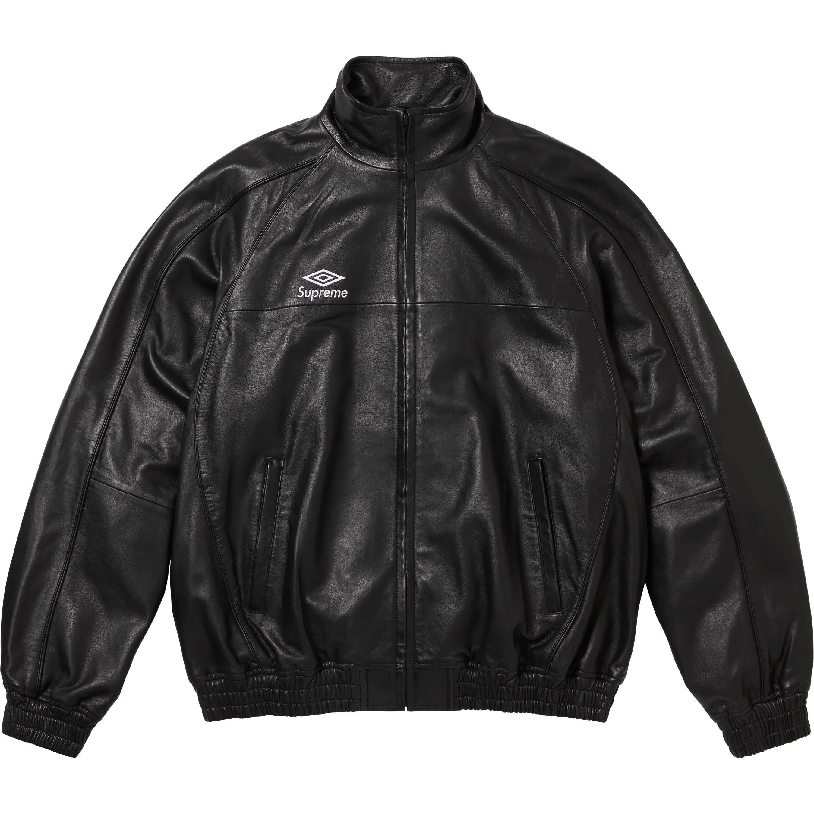 Supreme®/Umbro® Leather Track Jacket view 8